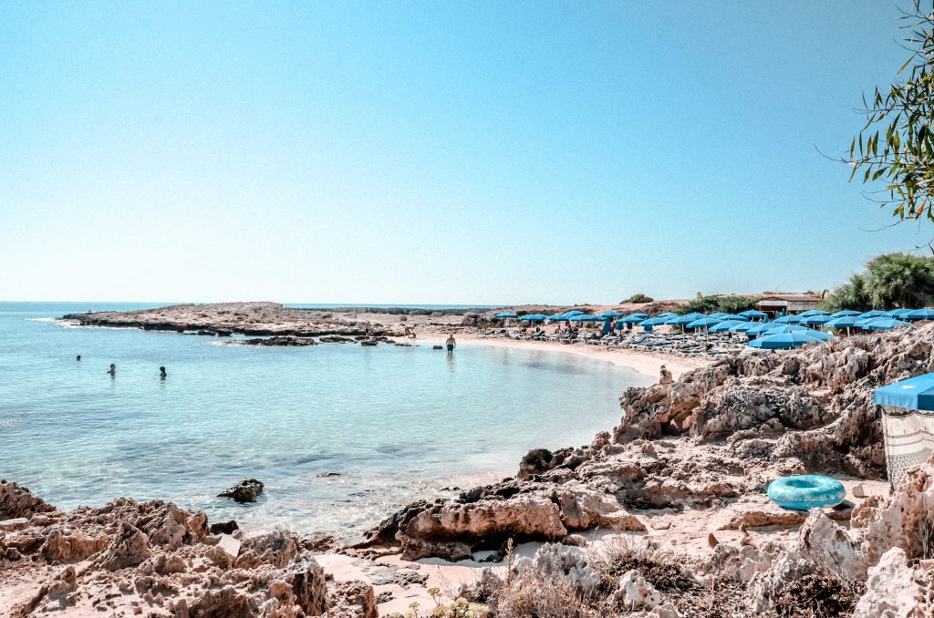 Plaża Makronissos Cypr