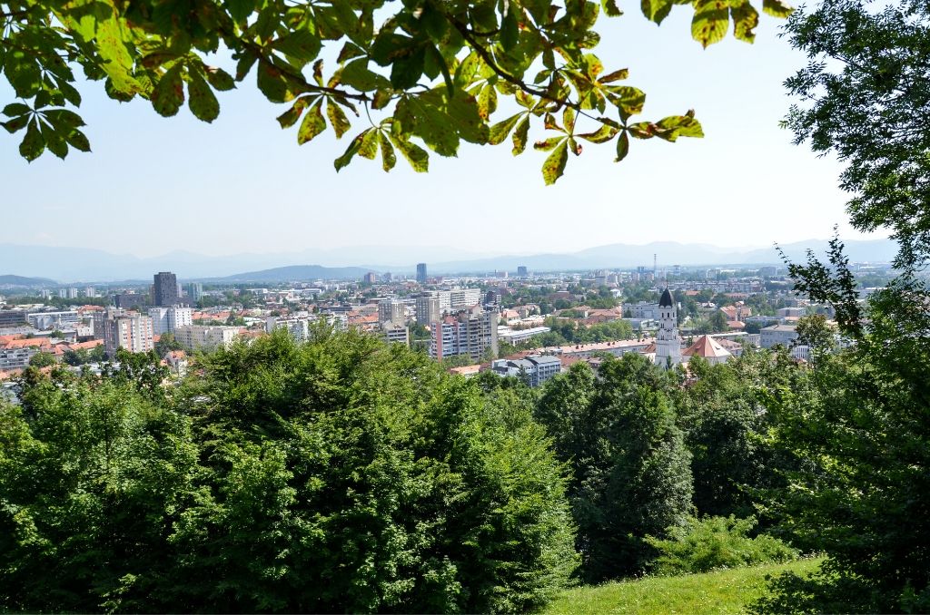 Widok na Lublanę
