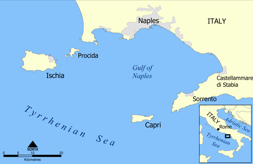 Mapa Capri